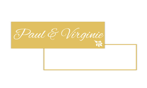 Papeterie de Mariage coeur - Etiquettes