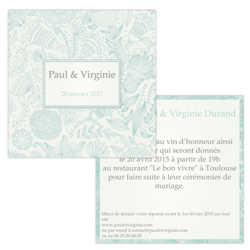 Papeterie de Mariage Old fashion - Invitations